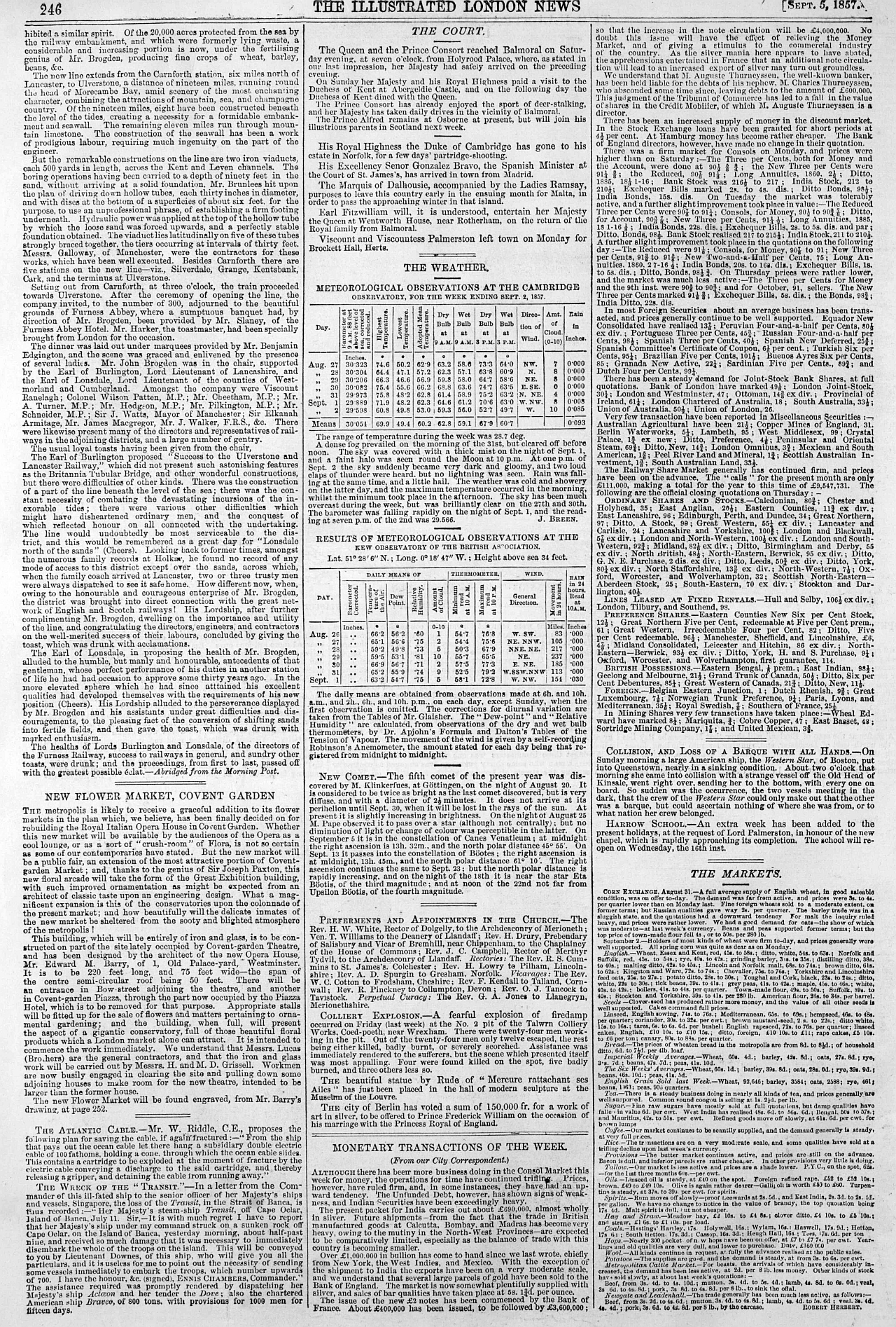 railway opening text